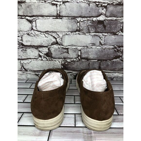 Unbridled Ariat Brown Suede Embroidered Platform Monk Strap Shoes Women Sz 10M - Picture 5 of 16